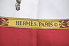 Authentic HERMES Carre 90 Scarf "LA PROMENADE DE LONGCHAMPS" Silk Bordeaux 1334I