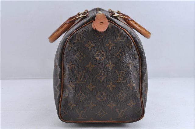 Authentic Louis Vuitton Monogram Speedy 30 Hand Bag M41526 LV 1335D