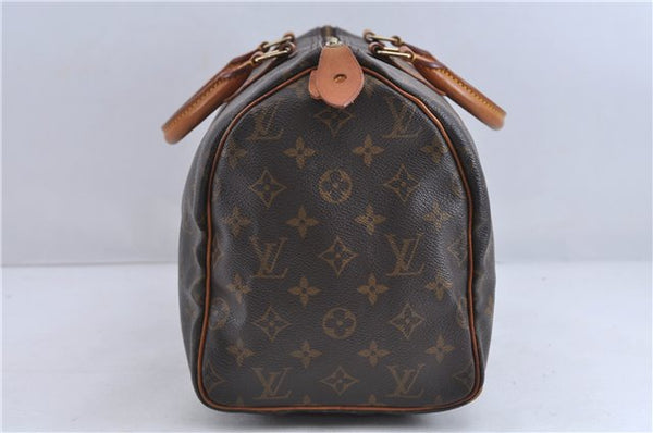 Authentic Louis Vuitton Monogram Speedy 30 Hand Bag M41526 LV 1335D