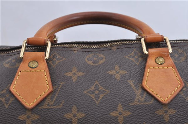 Authentic Louis Vuitton Monogram Speedy 30 Hand Bag M41526 LV 1335D