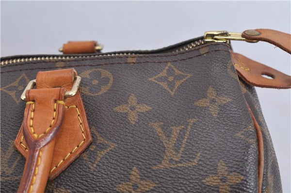 Authentic Louis Vuitton Monogram Speedy 30 Hand Bag M41526 LV 1335D