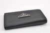 Authentic PRADA Vintage Saffiano Leather 6 Six Hooks Key Case Black 1335G