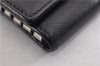 Authentic PRADA Vintage Saffiano Leather 6 Six Hooks Key Case Black 1335G