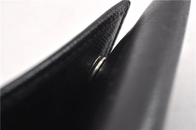 Authentic PRADA Vintage Saffiano Leather 6 Six Hooks Key Case Black 1335G