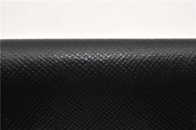 Authentic PRADA Vintage Saffiano Leather 6 Six Hooks Key Case Black 1335G