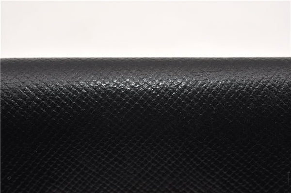 Authentic PRADA Vintage Saffiano Leather 6 Six Hooks Key Case Black 1335G