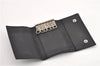 Authentic PRADA Vintage Saffiano Leather 6 Six Hooks Key Case Black 1335G