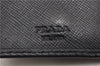 Authentic PRADA Vintage Saffiano Leather 6 Six Hooks Key Case Black 1335G