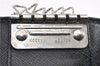 Authentic PRADA Vintage Saffiano Leather 6 Six Hooks Key Case Black 1335G
