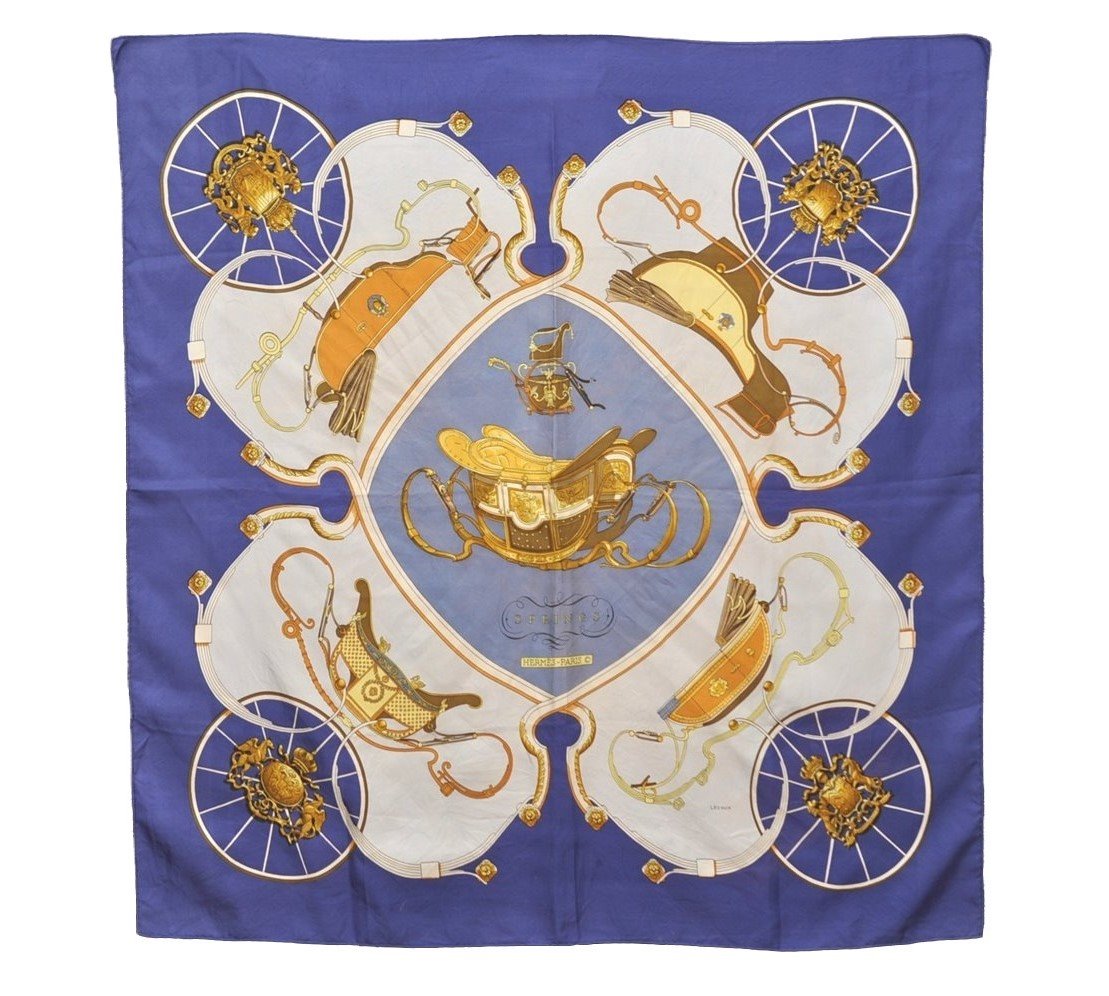 Authentic HERMES Carre 90 Scarf 