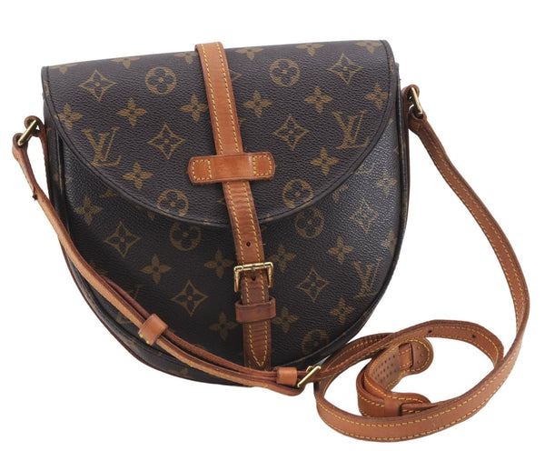 Auth Louis Vuitton Monogram Chantilly MM Shoulder Cross Body Bag M51233 LV 1336E