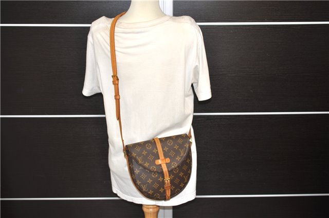 Auth Louis Vuitton Monogram Chantilly MM Shoulder Cross Body Bag M51233 LV 1336E