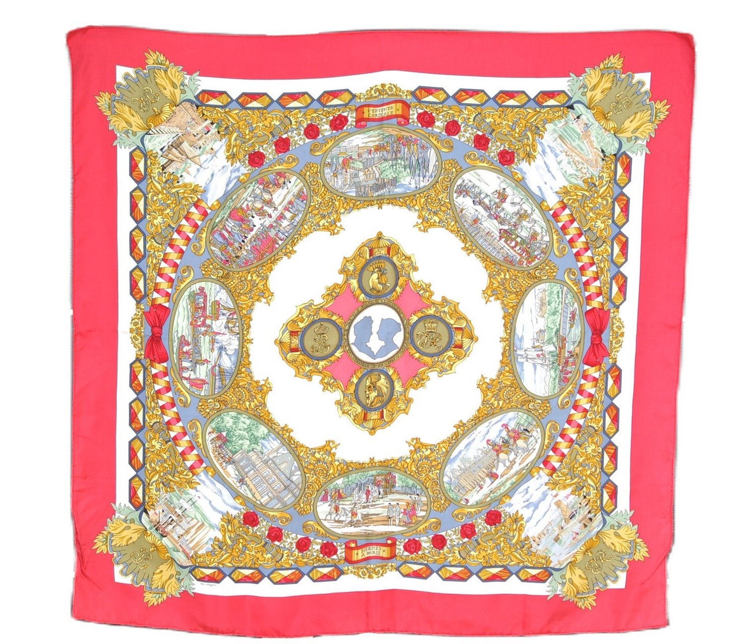 Authentic HERMES Carre 90 Scarf 