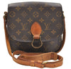 Auth Louis Vuitton Monogram Saint Cloud MM Shoulder Cross Bag M51243 LV 1337E