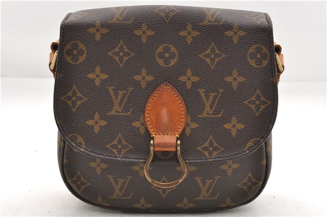 Auth Louis Vuitton Monogram Saint Cloud MM Shoulder Cross Bag M51243 LV 1337E