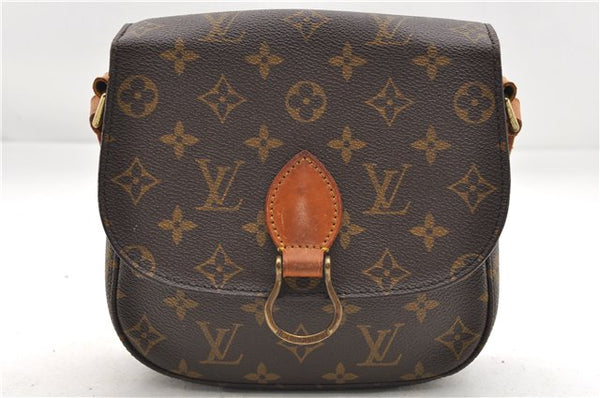 Auth Louis Vuitton Monogram Saint Cloud MM Shoulder Cross Bag M51243 LV 1337E
