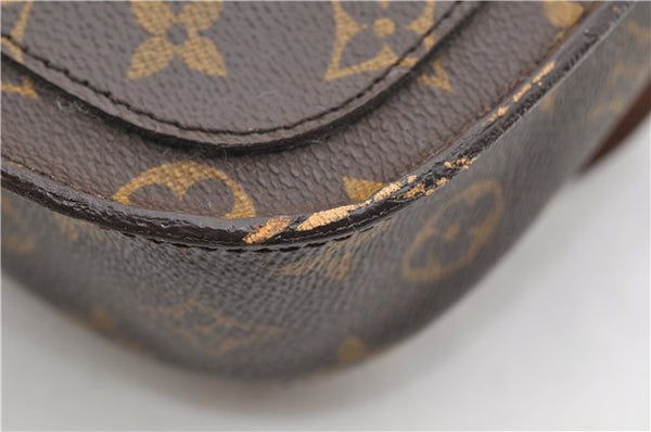 Auth Louis Vuitton Monogram Saint Cloud MM Shoulder Cross Bag M51243 LV 1337E