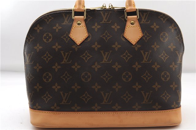 Authentic Louis Vuitton Monogram Alma Hand Bag Purse M51130 LV 1337F
