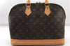 Authentic Louis Vuitton Monogram Alma Hand Bag Purse M51130 LV 1337F