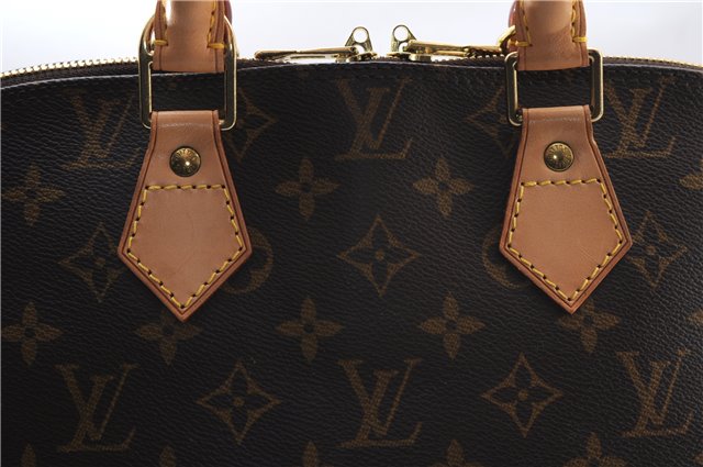 Authentic Louis Vuitton Monogram Alma Hand Bag Purse M51130 LV 1337F