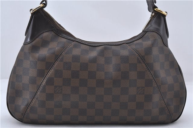 Authentic Louis Vuitton Damier Thames GM Shoulder Bag N48181 LV 1338D