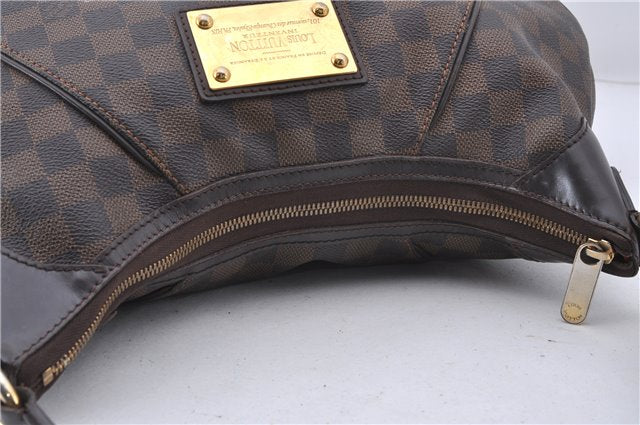 Authentic Louis Vuitton Damier Thames GM Shoulder Bag N48181 LV 1338D