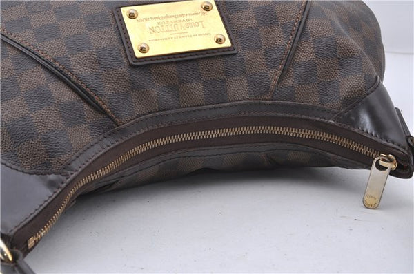 Authentic Louis Vuitton Damier Thames GM Shoulder Bag N48181 LV 1338D
