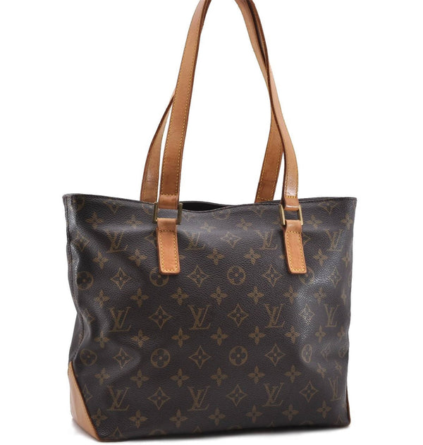 Authentic Louis Vuitton Monogram Cabas Piano Tote Bag M51148 LV 1339D