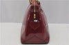 Authentic Louis Vuitton Vernis Tote Miroir 2Way Hand Bag M54640 Wine Red 1339F