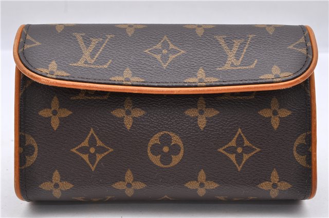 Auth Louis Vuitton Monogram Pochette Florentine Pouch Waist Bag M51855 LV 1340D