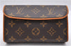 Auth Louis Vuitton Monogram Pochette Florentine Pouch Waist Bag M51855 LV 1340D