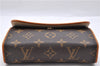 Auth Louis Vuitton Monogram Pochette Florentine Pouch Waist Bag M51855 LV 1340D