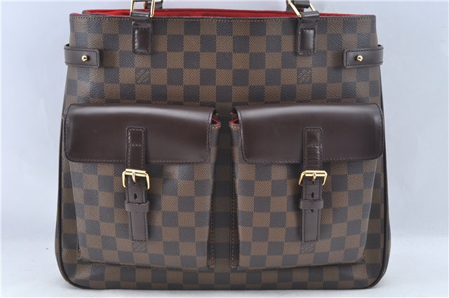 Authentic Louis Vuitton Damier Uzes Shoulder Tote Bag Purse N51128 LV 1340F