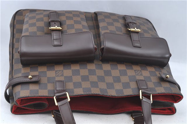 Authentic Louis Vuitton Damier Uzes Shoulder Tote Bag Purse N51128 LV 1340F