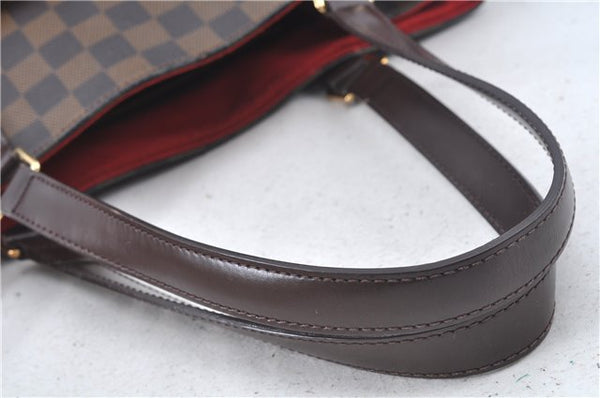 Authentic Louis Vuitton Damier Uzes Shoulder Tote Bag Purse N51128 LV 1340F