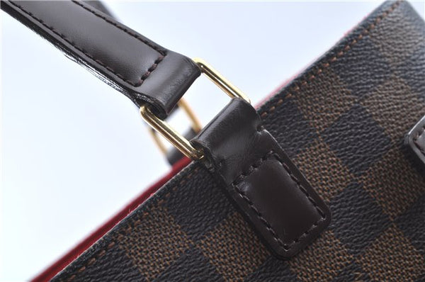 Authentic Louis Vuitton Damier Uzes Shoulder Tote Bag Purse N51128 LV 1340F