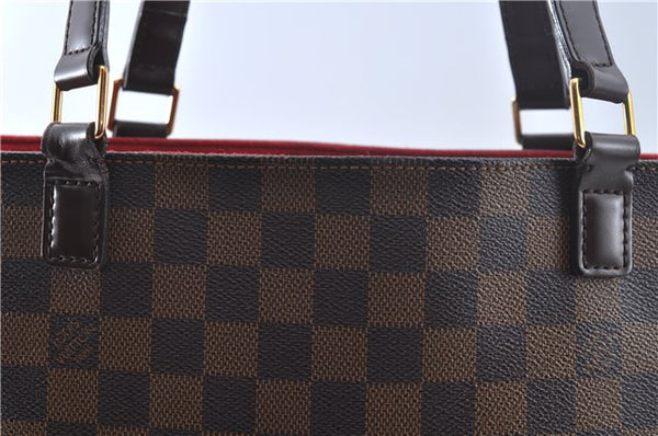 Authentic Louis Vuitton Damier Uzes Shoulder Tote Bag Purse N51128 LV 1340F