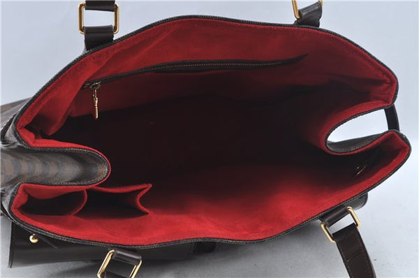 Authentic Louis Vuitton Damier Uzes Shoulder Tote Bag Purse N51128 LV 1340F