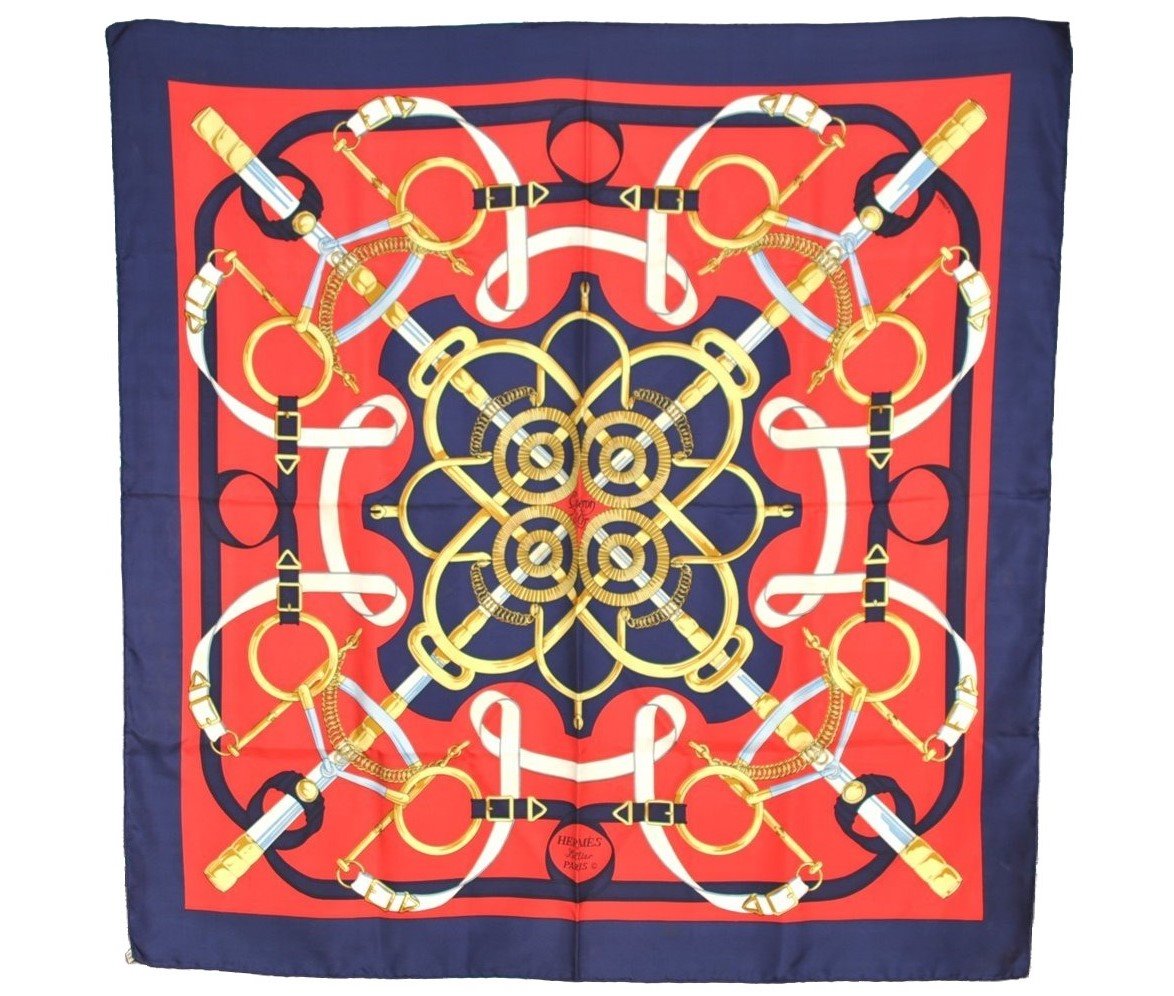 Authentic HERMES Carre 90 Scarf 