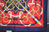 Authentic HERMES Carre 90 Scarf "Eperon d'Or" Silk Navy 1340I