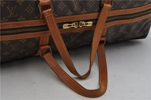 Authentic Louis Vuitton Monogram Sac Souple55 Hand Boston Bag M41622 LV 1341D