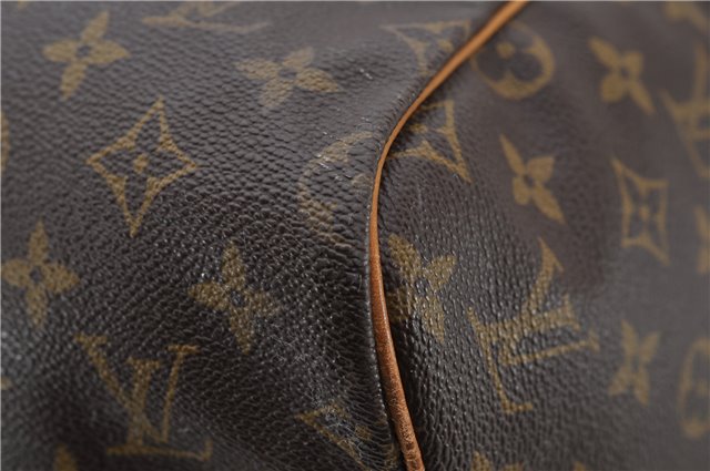 Authentic Louis Vuitton Monogram Sac Souple55 Hand Boston Bag M41622 LV 1341D