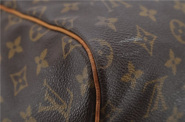 Authentic Louis Vuitton Monogram Sac Souple55 Hand Boston Bag M41622 LV 1341D