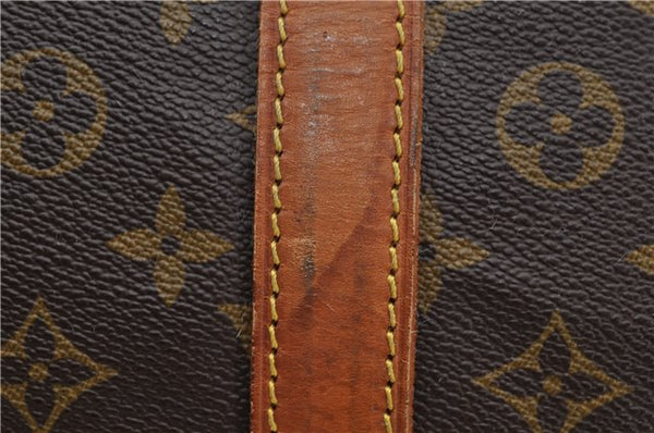 Authentic Louis Vuitton Monogram Sac Souple55 Hand Boston Bag M41622 LV 1341D