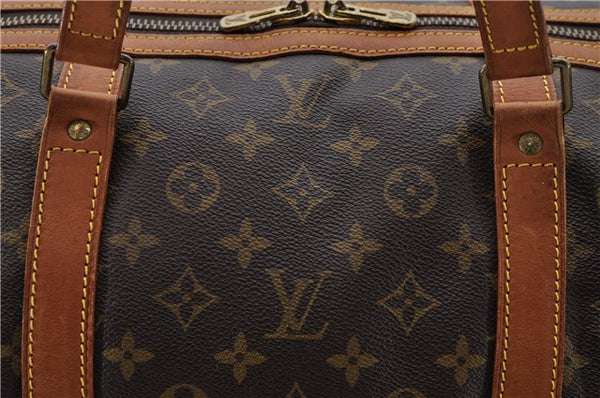 Authentic Louis Vuitton Monogram Sac Souple55 Hand Boston Bag M41622 LV 1341D
