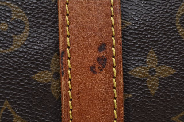 Authentic Louis Vuitton Monogram Sac Souple55 Hand Boston Bag M41622 LV 1341D