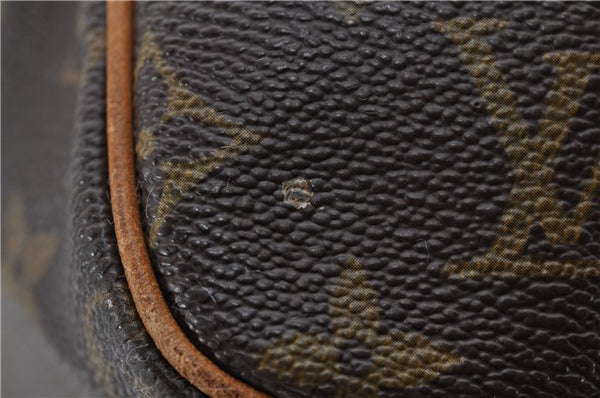 Authentic Louis Vuitton Monogram Sac Souple55 Hand Boston Bag M41622 LV 1341D