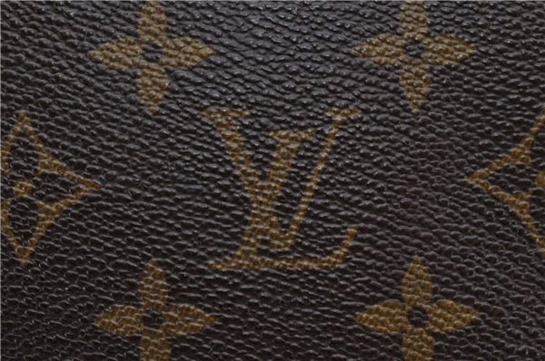 Authentic Louis Vuitton Monogram Sac Souple55 Hand Boston Bag M41622 LV 1341D