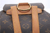 Authentic Louis Vuitton Monogram Montsouris MM Backpack M51136 LV 1341E