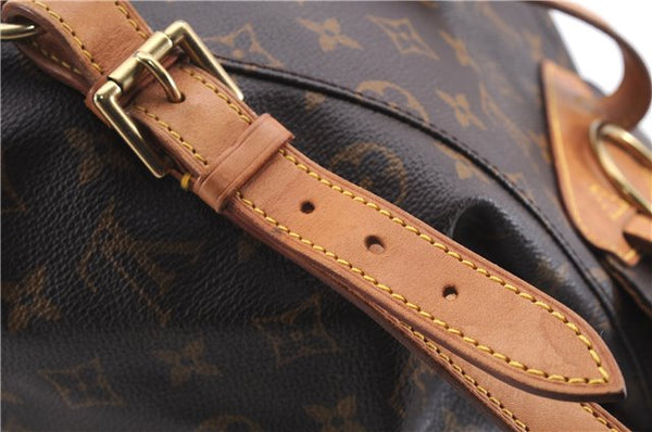 Authentic Louis Vuitton Monogram Montsouris MM Backpack M51136 LV 1341E